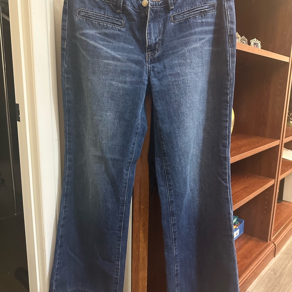 Flamingo jeans wide leg Blue Denim Jeans women